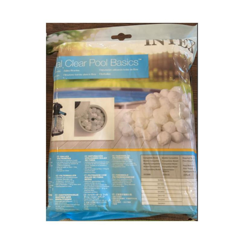 INTEX - 29045 - Sfere filtranti per filtrazione pompe a sabbia 500 gr fig. 1