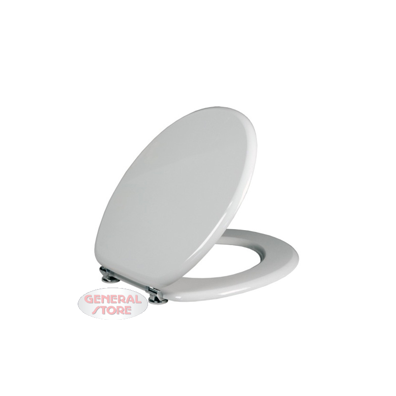 FIBRA - Sedile wc laccato bianco legno mdf fig. 1